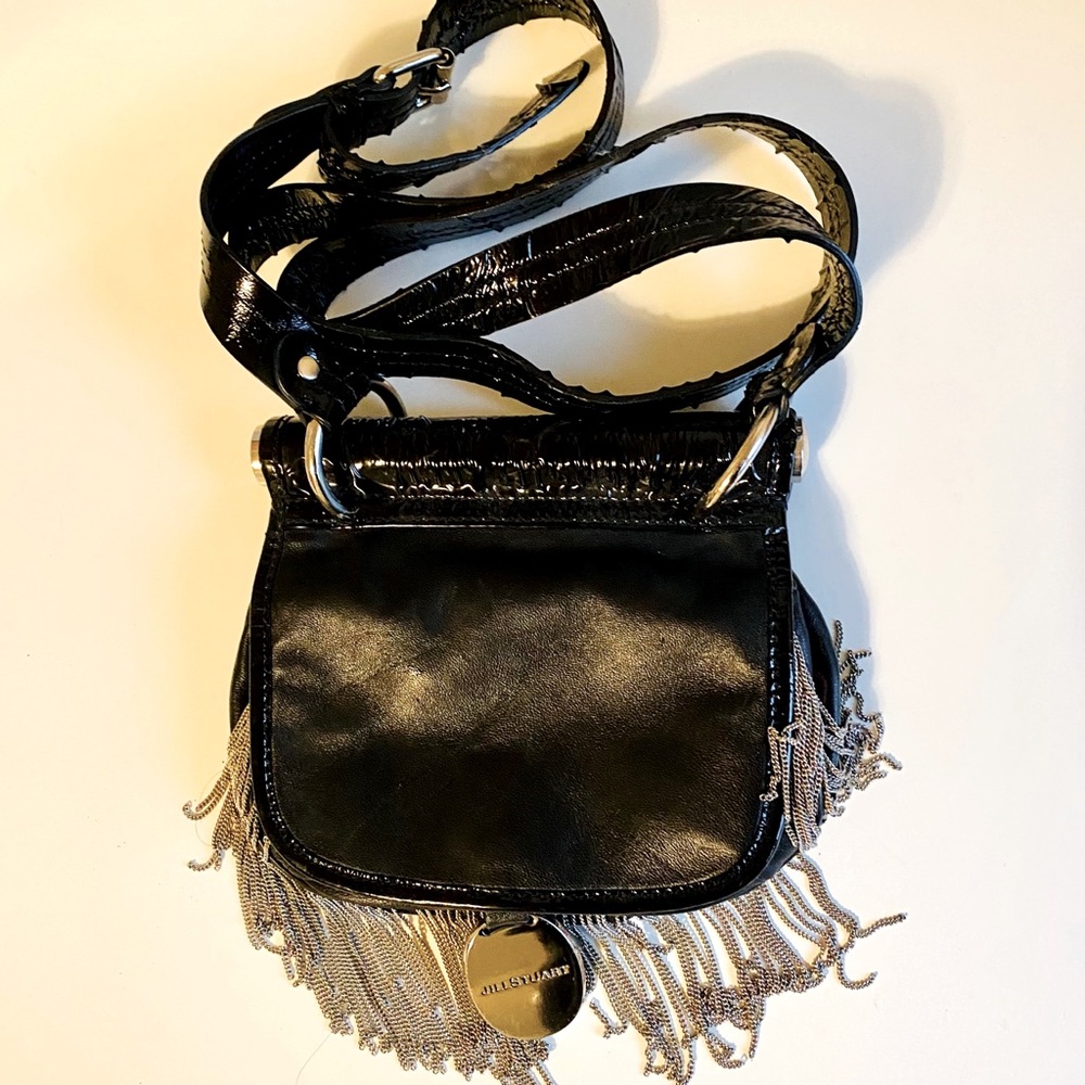 Jill Stuart black leather purse